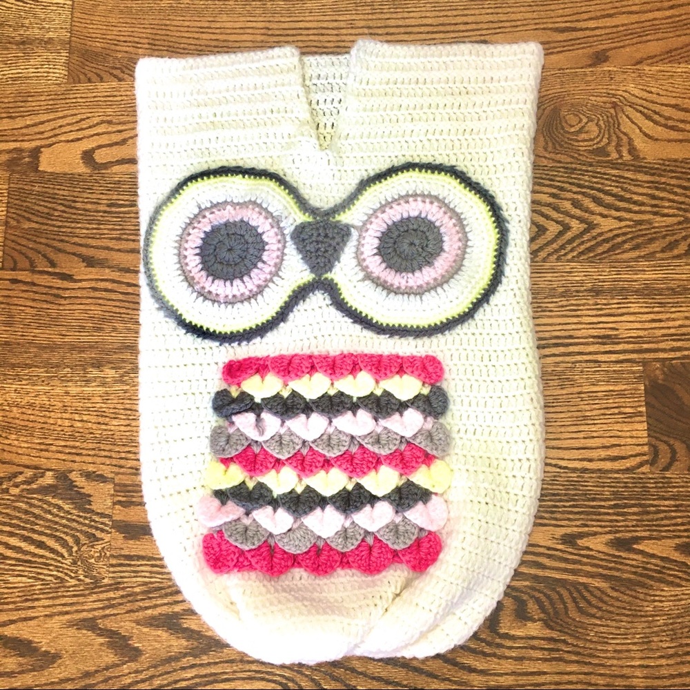 Hand made owl baby sleep sack